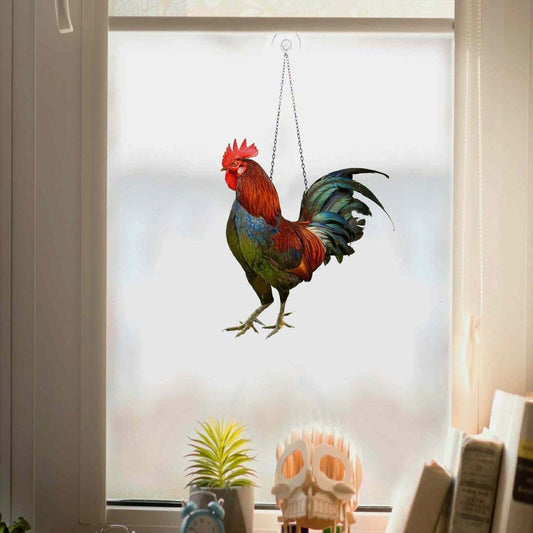 Rooster Chicken Window Decor Ornament 11