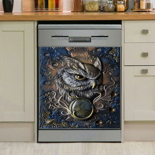 Owl Kitchen Decor Dishwasher Cover 11