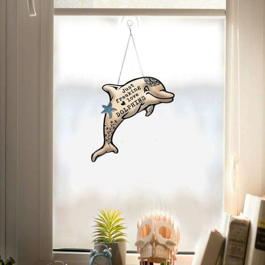 Dolphin Window Decor Ornament 11