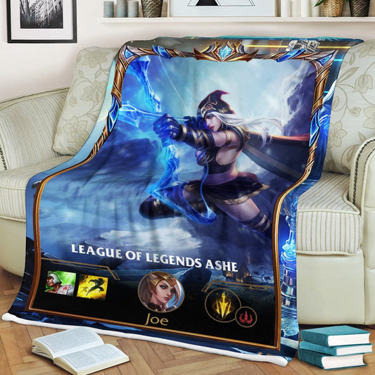 LOL ASHE SHERPA BLANKET 2021 SPECIAL EDITION